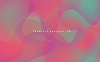 Abstract gradient fluid background vector