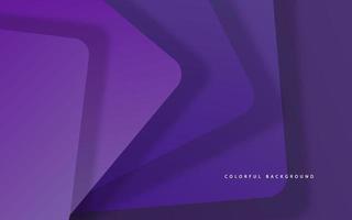 Abstract geometric square purple color background vector