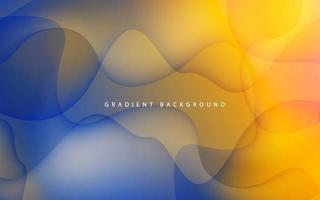 Abstract gradient fluid background vector