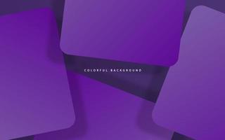 Abstract geometric square purple color background vector