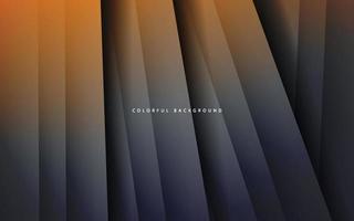Abstract overlap layer grey orange background vector