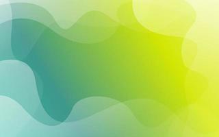 abstract wave green background vector