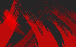 Abstract grunge texture black red color vector