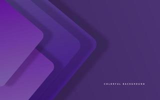 Abstract geometric square purple color background vector