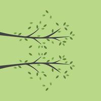 Vector branch , Hand drawn illustration of tree branch design template