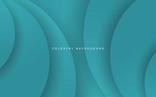 Abstract paper cyan color background vector