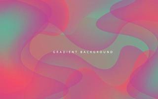 Abstract gradient fluid background vector