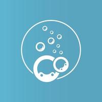 Bubble  icon vector