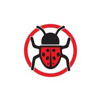 bug vector illustration icon design template