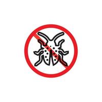 bug vector illustration icon design template