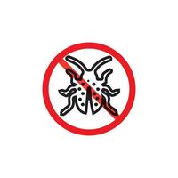 bug vector illustration icon design template