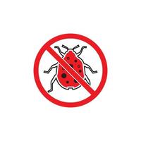 bug vector illustration icon design template