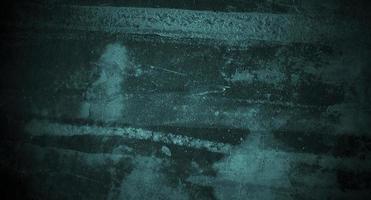 hormigón azul aterrador para el fondo. concepto de fondo de halloween de pared azul oscuro. textura de cemento de terror foto