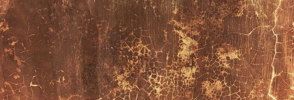 Old rusty wall, grungy background or texture. rusty texture, background, pattern, design, long banner. distressed surface background texture photo