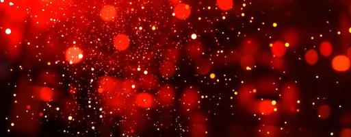 Abstract Christmas glitter lights background. Blured Christmas and New Year light. photo