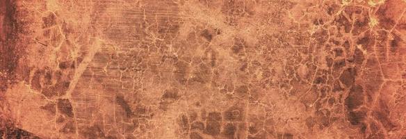 Old rusty wall, grungy background or texture. rusty texture, background, pattern, design, long banner. distressed surface background texture photo