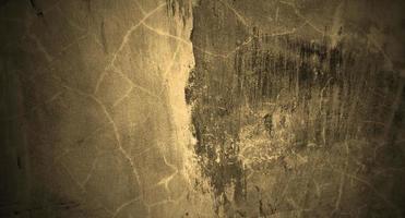 Dark yellow concrete scary for background. Yellow wall halloween background concept. Horror cement texture photo
