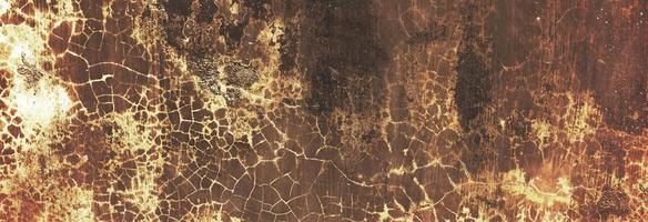 Old rusty wall, grungy background or texture. rusty texture, background, pattern, design, long banner. distressed surface background texture photo