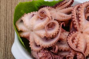 Marinated octopus dish photo