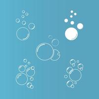 Bubble  icon vector