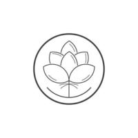 Beauty Cotton flower vector , Simple  icon Cotton flower template symbol nature