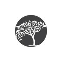 Tree Vector ,hand drawn,  illustration of  Olive tree vector design template