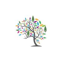 Tree Vector ,hand drawn,  illustration of  Olive tree vector design template