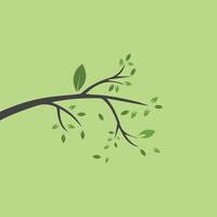 Vector branch , Hand drawn illustration of tree branch design template