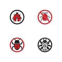 bug vector illustration icon design template