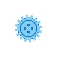 Gear Logo Template vector icon illustration design