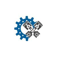 Gear Logo Template vector icon illustration design