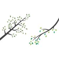 Vector branch , Hand drawn illustration of tree branch design template