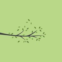 Vector branch , Hand drawn illustration of tree branch design template