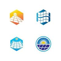 Solar Energy vector icon illustration design template