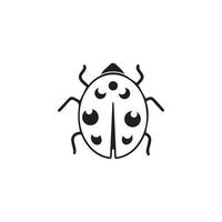 bug vector illustration icon design template