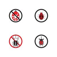 bug vector illustration icon design template