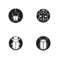 bug vector illustration icon design template