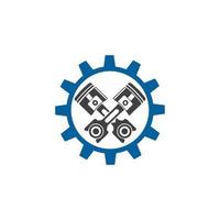 Gear Logo Template vector icon illustration design