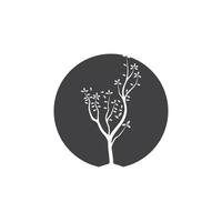 Tree Vector ,hand drawn,  illustration of  Olive tree vector design template