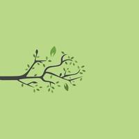 Vector branch , Hand drawn illustration of tree branch design template