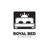 Bed icon, Furniture Vector illustration, flat design.