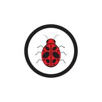 bug vector illustration icon design template