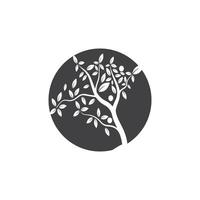 Tree Vector ,hand drawn,  illustration of  Olive tree vector design template