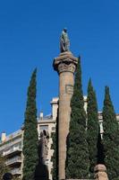 Buildings' facades of great architectural interest in the city of Barcelona - Spain photo