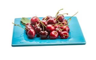 Sweet ripe cherry photo