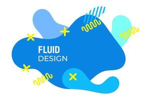 Fluid design with nice zigzag curved lines. suitable for background, web, cover, banner, presentation, etc. vector