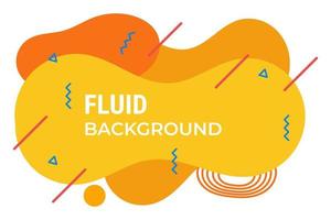 Yellow fluid background with nice slashes, triangles, and zigzag lines vector