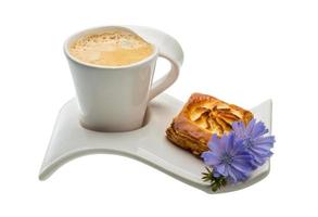 Coffee with pastry photo