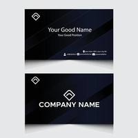 clean business card template design vector