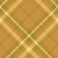 Seamless pattern in charming discreet orange and light yellow colors for plaid, fabric, textile, clothes, tablecloth and other things. Vector image. 2